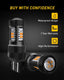 7440 7443 LED Bulb Amber Yellow with Projector for Turn Signal Bulbs Blinker Lights