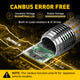 7440 LED Bulbs Amber Yellow 3000k 48w for Turn Signal Lights with Build-in Load Resistor CANBUS Error Free