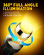 7443 LED Bulb Amber 2600 lumens