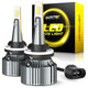 880 LED Fog Light Bulbs, 4000 Lumens 6000K White 350% Brightness 885 893 899 Fog Light Lamp