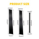 8Pcs Car Window B Pillar Post Trim Passenger Side Glossy Black Trim Compatible with 18-21 Toyota Camry