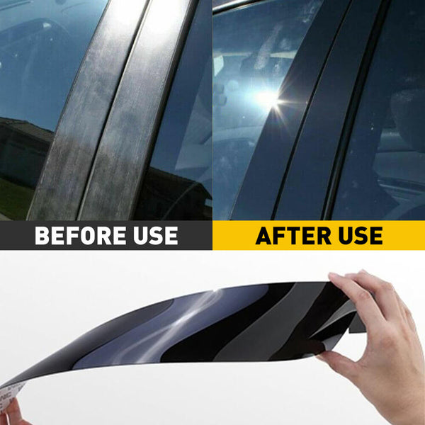 Torox Stainless Steel Pillar Post Trim Covers For 2015-2017 Toyota Camry – 6pc Chrome Kit