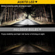 9005 9006 High&Low Beam Forward Lighting Combo 12000LM 6000K White Wireless LED for Low Beam and High Beam Forward Lighting Bulbs