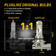 9005 9006 High&Low Beam Forward Lighting Combo 12000LM 6000K White Wireless LED for Low Beam and High Beam Forward Lighting Bulbs