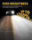 9005/HB3 High Beam H11/H9 Low Beam 6500K Cool White LED Bulbs Combo Package