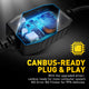 9005 HB3 LED Bulb Forward High Beam Mini-sized CanBus Ready 80W 16,000LM/Pair