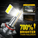 9005 HB3 LED Bulb Forward High Beam Mini-sized CanBus Ready 80W 16,000LM/Pair