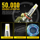 9005 HB3 LED Bulb Forward High Beam Mini-sized CanBus Ready 80W 16,000LM/Pair