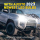 9005 HB3 LED Bulb Forward High Beam Mini-sized CanBus Ready 80W 16,000LM/Pair