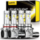 9005/HB3 LED Forward High Beam 9006/HB4 LED Bulbs Low Beam LED Combo