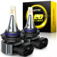 9006/HB4 LED Fog Light Bulbs 3000K Amber Yellow CSP Chips 30W 4000 Lumen Per Pair