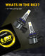 9006 HB4 LED Fog Light Bulbs, 6500K Cool White with CSP LED Chips