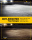 9006 LED Bulbs Forward High Beam and Low Beam 12000LM Per Set, Mini Size HB4 Wireless