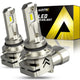 9006 LED Bulbs Forward High Beam and Low Beam HB4 LED Bulb, Same OEM Size, 12000LM CANBUS