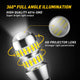 912 921 LED Bulbs for Backup Reverse Light Bulbs, 2600 Lumens 4014 42-SMD, 6000K White, Non-polarity