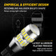 912 921 LED Bulbs for Backup Reverse Light Bulbs, 2600 Lumens 4014 42-SMD, 6000K White, Non-polarity