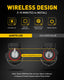 9145/9140/H10 LED Fog Light Bulbs 4000LM with CSP LED Chips