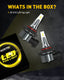 9145/9140/H10 LED Fog Light Bulbs 4000LM with CSP LED Chips