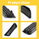 A Pair of Fog Light Cover Set Replacement for 2007-2009 Toyota Camry
