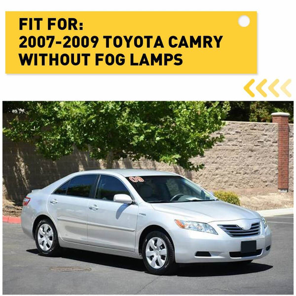 A Pair of Fog Light Cover Set Replacement for 2007-2009 Toyota Camry