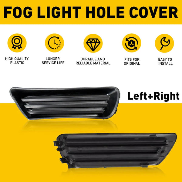A Pair of Fog Light Cover Set Replacement for 2007-2009 Toyota Camry