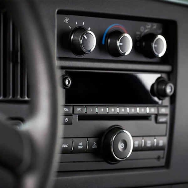 AC Climate Control Switch Knob Button Set, Compatible with 08-11 Chevrolet Express 08-17 GMC Savana Models-Air Conditioner Replacement Switch