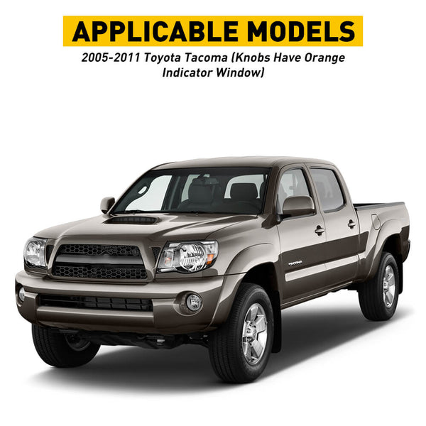 AC Climate Control Switch Knob Button Set, Compatible with 95-04/05-11/05-15 Tacoma Models-Air Conditioner Replacement Switch