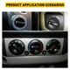 AC Climate Control Switch Knob Button Set, Compatible with 95-04/05-11/05-15 Tacoma Models-Air Conditioner Replacement Switch