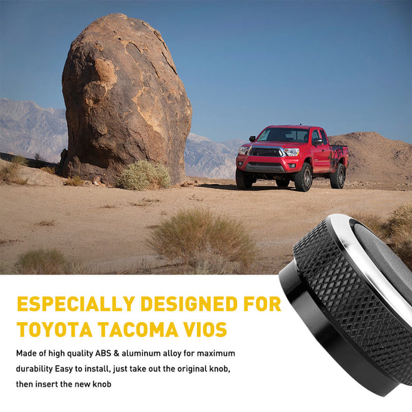 AC Climate Control Switch Knob Button Set, Compatible with 95-04/05-11/05-15 Tacoma Models-Air Conditioner Replacement Switch