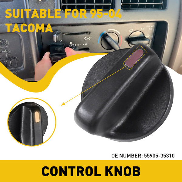 AC Climate Control Switch Knob Button Set for 95-15 Tacoma Models