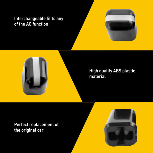 AC Climate Control Switch Knob Button Set of 4 , Compatible with 1978-2002 Toyota Models- Air Conditioner Replacement Switch