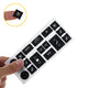 AC Dash Button Repair Kit, Car Button Decals - Best for Fixing Ruined Faded Buttons Sticker Replacement Fits 07-14 Cadillac Escalade