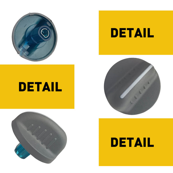 AC Heater Climate Control Switch Knob for 95-98 Silverado and Sierra 1500/2500/3500, 95-99 Suburban/Tahoe/Yukon