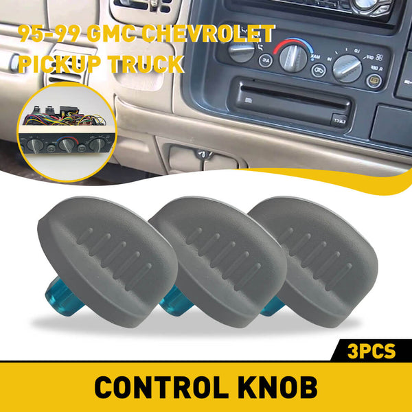 AC Heater Climate Control Switch Knob for 95-98 Silverado and Sierra 1500/2500/3500, 95-99 Suburban/Tahoe/Yukon