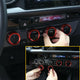 Audio & AC Switch Knob Ring Kit Set for 2016-2020 Toyota Tcoma