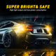 AUXITO 1156 BA15S Amber Yellow LED Turn Signal Light Bulbs, Error Free Canbus Ready 1003 1141 7506 1156A LED Bulbs Blinker Light 25W Per Bulb