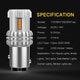 AUXITO 1157/BAY15D Car LED Turn Signal Indicator Side Marker Light Bulb
