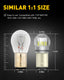 AUXITO 1157 LED Reverse Light Bulbs, Extremely Bright 3030 Chipsets 6000K White