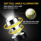 AUXITO 3157 LED Bulbs Backup Light Bulb 2600 Lumens Brake Tail Lights 6000K White