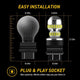 AUXITO 3157 LED Bulbs Backup Light Bulb 2600 Lumens Brake Tail Lights 6000K White