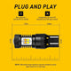 AUXITO 3157 White and Amber Dual Color Switchback, 4157 LED Bulbs with Projector for Turn Signal Lights