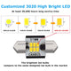 AUXITO 31MM DE3175 DE3021 Canbus Error Free Festoon LED Bulbs, Extremely Bright 400 Lumens 1.25''