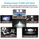 AUXITO 31MM DE3175 DE3021 Canbus Error Free Festoon LED Bulbs, Extremely Bright 400 Lumens 1.25''