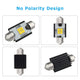 AUXITO 36MM/6411/6418 Interior Car Lights, Canbus Error Free Festoon LED Bulbs 3020 Chipsets forLicense Plate Dome Map Door Lights Xenon White