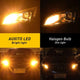 AUXITO 7440 LED Bulbs Amber Yellow 2800LM, for Turn Signal Lights with Build-in Load Resistor
