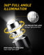 AUXITO 7443 Red LED Bulbs,7440 7443R LED Bulbs T20 7441 7444 LED Lights for Brake Tail Lights
