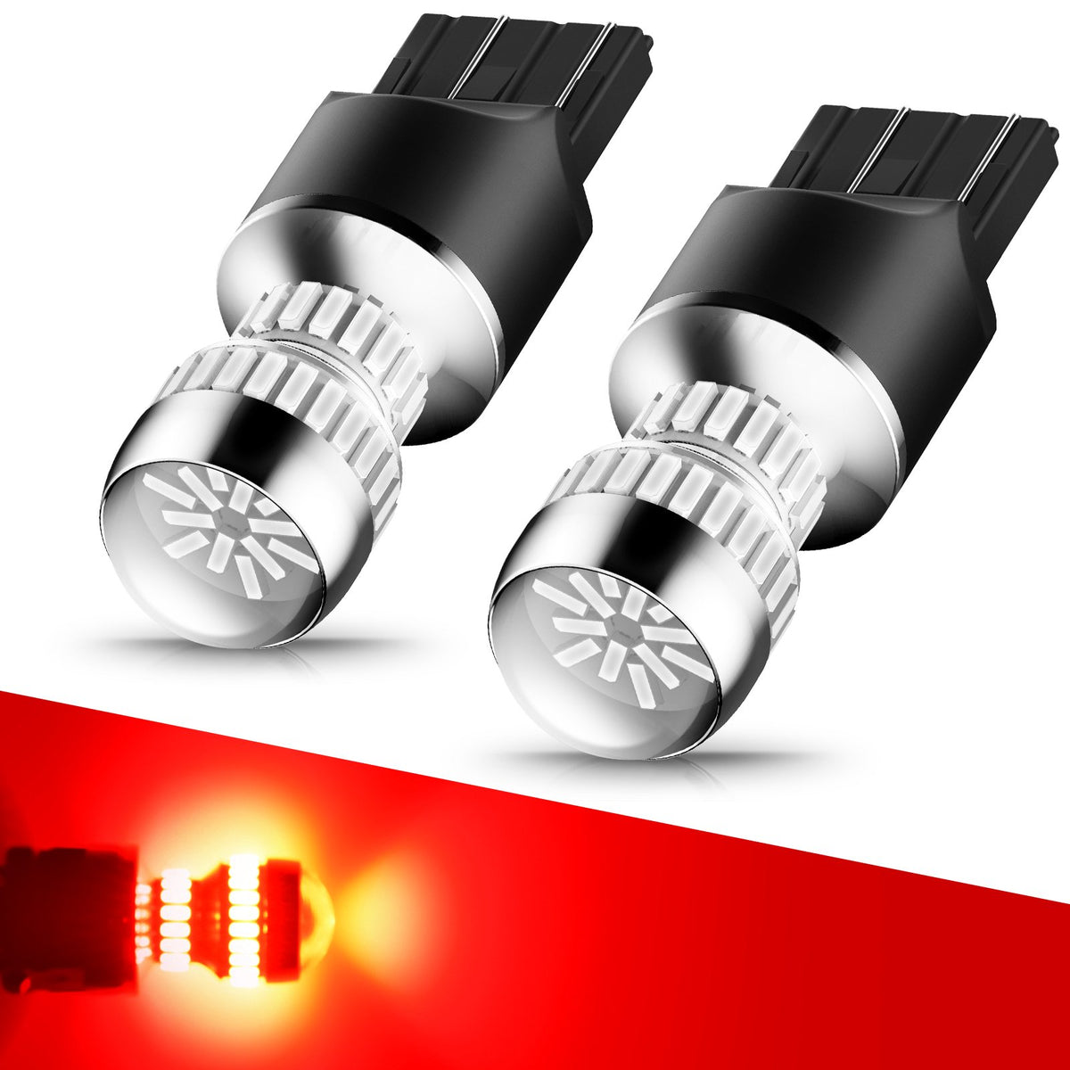 7443 LED Bulb Red, 7440 7443R LED Bulbs T20 7441 7444 LED Lights