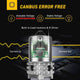 AUXITO 7507 LED Bulbs 2800LM for Turn Signal Lights PY21W BAU15S with Build-in Load Resistor CANBUS Error Free