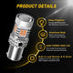 AUXITO 7507 LED Bulbs 2800LM for Turn Signal Lights PY21W BAU15S with Build-in Load Resistor CANBUS Error Free