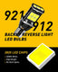 AUXITO 912 921 Error Free T15 LED Backup Light Bulbs, High Power 2835 15-SMD Chipsets
